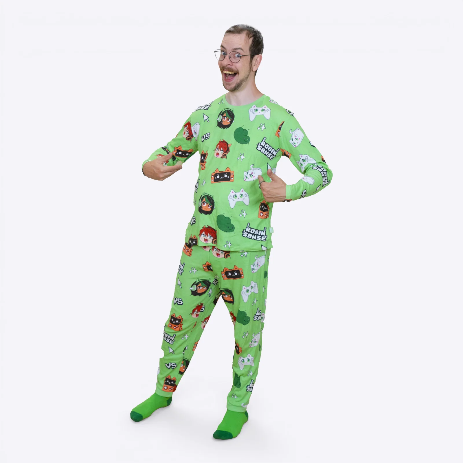 RobinSamse "VS" Pyjamas sæt - Image 4