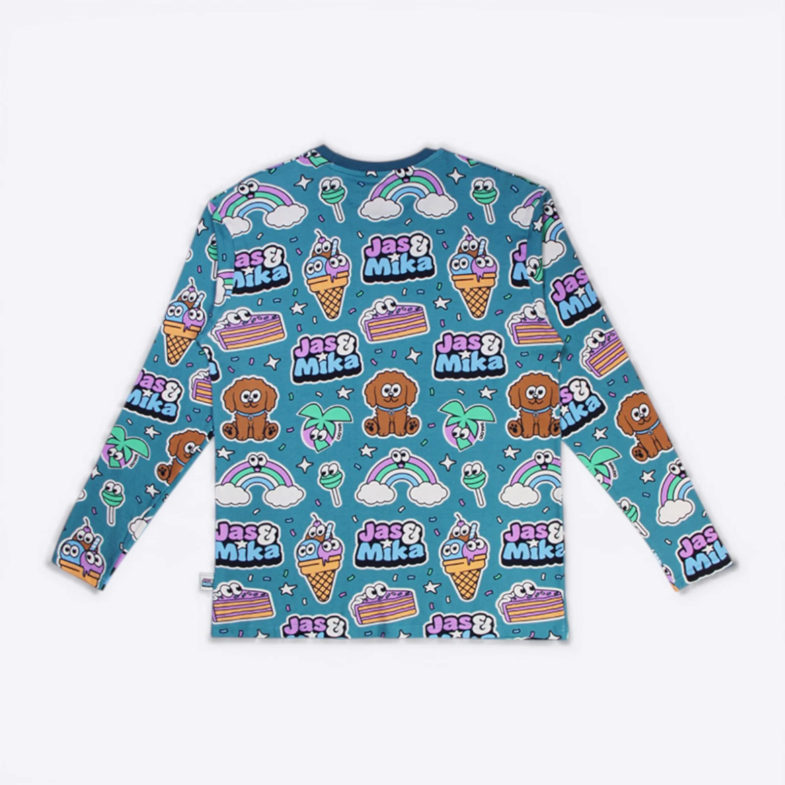 Jas & Mika "Dreams" Pyjamas Sæt - Blå (2 Dele, Trøje og Bukser) - Image 5