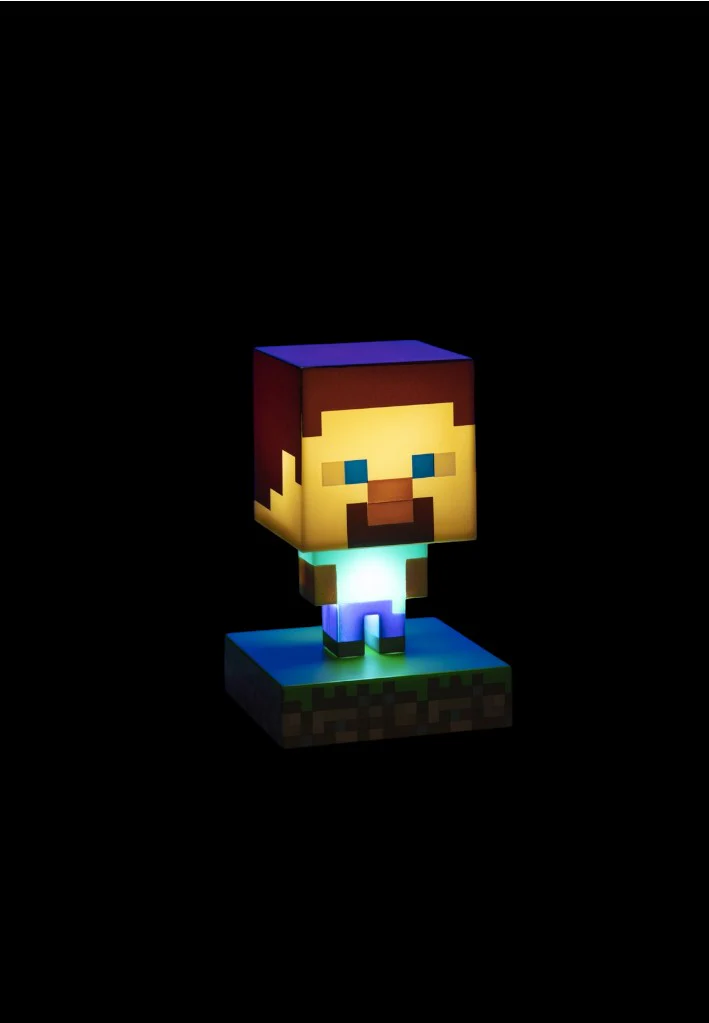 Minecraft - Steve Icon lys/lampe - Image 2